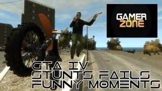 GTA IV STUNTS, FAILS & FUNNY MOMENTS