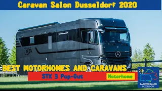 STX 3 pop-out  motorhome 600k € Mercedes Actros 2651Caravan Salon Dusseldorf