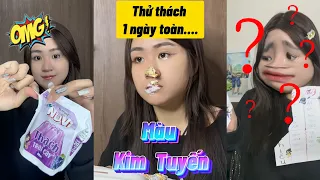 Thử Thách 1 Ngày Toàn MÀU KIM TUYẾN 😱 || Yến Nồi Cơm Điện