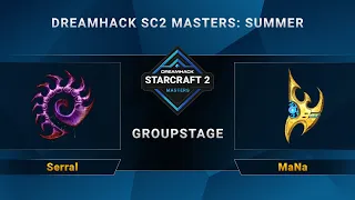 SC2 - Serral vs. MaNa - DreamHack SC2 Masters Summer - Group D - EU