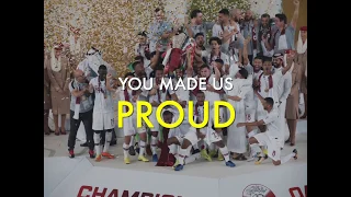 Team Qatar wins the 2019 AFC Asian Cup