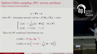 Efficient sampling through variable splitting-inspired (...) - Chainais - Workshop 2 - CEB T1 2019