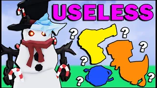 TOP 3 MOST USELESS ITEMS… (Roblox Bedwars)