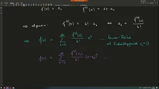 Taylorreihen und Taylorpolynome  (#13 Analysis 2 Tut. 22S)