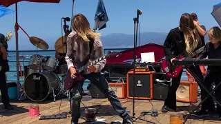 Awesome Iron Maiden Trooper cover by Liliac on Santa Monica pier