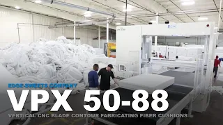 VPX 50-88 - Vertical CNC Blade Contour Saw Cutting Fiber | Edge-Sweets