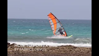 How to power jibe on a windsurf fun board