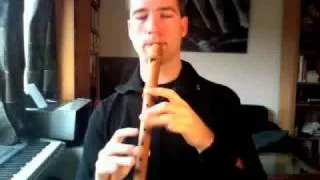 Tri Yann's "Les filles des Forges" on the Mollenhauer Modern Alto recorder (new version)