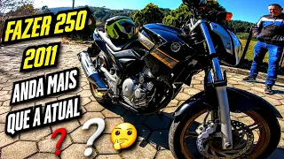 FAZER 250 2011 ANDA MAIS QUE A ATUAL ? FIZ O TESTE ( MOTO DE UM INSCRITO )