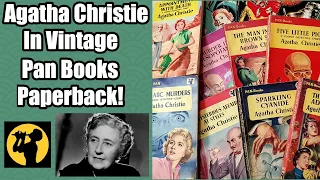 Stunning Agatha Christie In Vintage Pan Paperback Books - 1940's to 1960's!