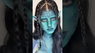 water avatarrr 💧#avatarthewayofwater #avatar #avatarmakeup #creativemakeup