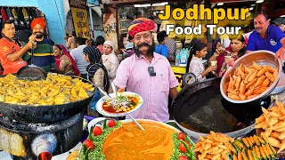 Jodhpur Food Must visit Places | Indian Street Food |Mirchi Bada, Shahi Samosa, Gulab Jamun Ki Sabzi