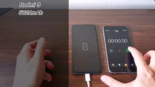 XIAOMI REDMI 9 BATTERY CHARGING TEST USING STOCK CHARGER 10w on 5020mAh battery