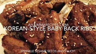 Instant Pot Korean Style Baby Back Ribs