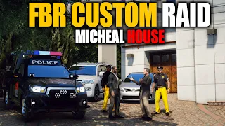 FBR Custom Raid Micheal House - Recover Non-Custom Paid Luxury Cars | GTA 5 Pakistan