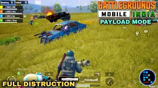 BGMI PAYLOAD MODE | RON & SQUAD NE ROCKET LAUNCHER SE FULL TABAHI MACHAYI