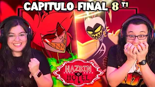 HAZBIN HOTEL "LUCIFER VS ADÁN, PELEA ÉPICA!!"🔥🔥 POR PRIMERA VEZ | CAPITULO FINAL #8 T1🤯 REACCIÓN