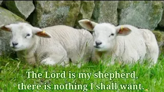 Psalm 23 - The Lord is my shepherd (Response v. 1) ~ sung by Winnie fJ