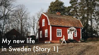 Life in my Swedish Cottage | Northern Lights, Snow Hike and Baking Crispbread (Story 1)