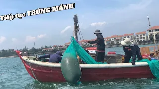 Nằm Gọn Trong Lưới Nhưng Không Ngờ Phải Dùng Máy Cẩu Mới Lấy Hết Được | Vietnam catch seafood