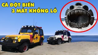 GTA 5 TRUY TÌM CÁ ĐỘT BIẾN Trong ZOONOMALY Bị Xổng Chuồng Tấn Công Con Người Đang Tắm Ở Bãi Biển !