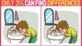 【Spot the difference】⚡️Only 3% can find differences!! | Find 3 Differences between two pictures