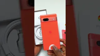 Pixel 7a Orange Coral Red Unboxing ASMR #google #pixel7a #pixel7pro #asmr #unboxing