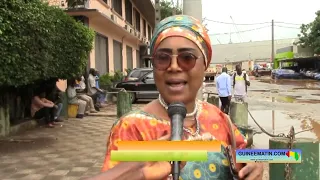 Conakry : le tronçon passant devant le ministère de la Pêche en piteux état (constat)