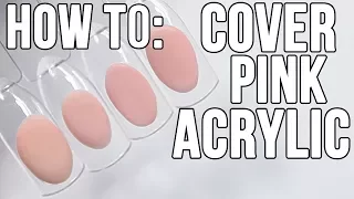 HOW I MAKE MY COVER PINK ACRYLIC POWDER | HIGHLY REQUESTED