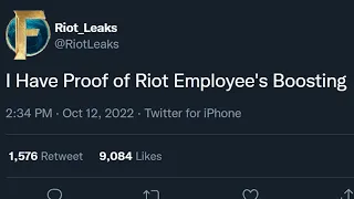 Bold Accusations at Riot Games