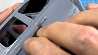 How to prep a 3D Printed model car body