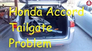 Honda Accord Tailgate problem / Tailgate won't open / Trunk fault