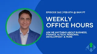 Weekly LIVE Office Hours #262: Q&A on Career/Business/Finance Topics. PLEASE TYPE QUESTIONS IN CHAT