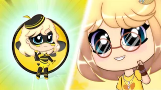 MIRACULOUS LADYBUG -  Honey Bee - Ellen 🐝 Miraculous Chibi Transformation!