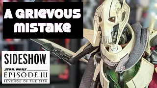 Star Wars General Grievous Sixth Scale Figure by Sideshow Collectibles re-issue 2021 version unbox