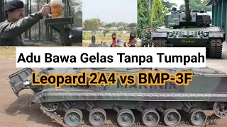Gun Stabilization Test - MBT Leopard 2A4 versus IFV BMP-3F