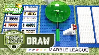 Marble League 2022 Draw | Jelle's Marble Runs #marblerun