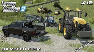 Rescuing NEW HOLLAND with NO BRAKES from CREEK | Calmsden Farm | Farming Simulator 22 | Episode 12
