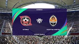 FC Kryvbas Kryvyi Rih vs Shakhtar Donetsk (12/03/2023) Ukrainian Premier League PES 2021