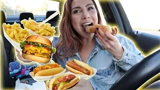 TASTING SHAKE SHACK FOODS (CHEESY FRIES, CHEESE BURGER, SECRET MENU ITEMS, HOT DOG) 먹방 MUKBANG