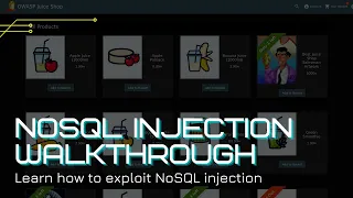 NoSQL Injection walkthrough - Learn how to exploit NoSQL Injection