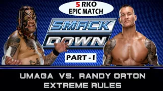 FULL MATCH : Umaga vs Randy Orton | WWE SMACKDOWN 2022 | WWE 2K22 Part I