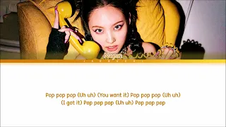 NAYEON POP! Lyrics (나연 POP! 가사) (Color Coded Lyrics) | Official Lyrics Video