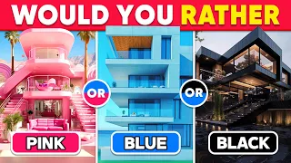 Would You Rather... PINK, BLUE or BLACK 💗💙🖤 Quiz Shiba