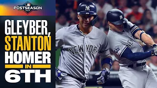 Yankees' Gleyber Torres + Giancarlo Stanton LAUNCH 6th inning HRs in ALCS Game 1 | MLB Highlights