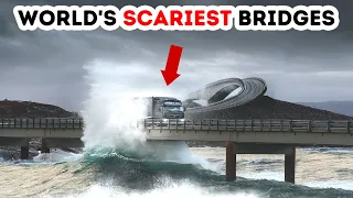 😱 World's 15 SCARIEST Bridges You Don't Want to Cross Over 🙈