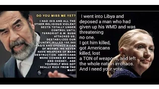 Sorgligt politiskt arv från Obama och Hillary Clinton: ställ geopolitiska frågor på YouTube