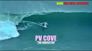 Palos Verdes Indicator Big Sat. WNW Surf 1.14.23