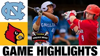 #11 North Carolina vs Louisville Highlights [GAME 2] | 2024 College Baseball