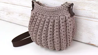 Seashell Bag Crochet Tuturials (English subtitles )